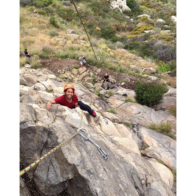 multi pitch rock climbing in San DIego