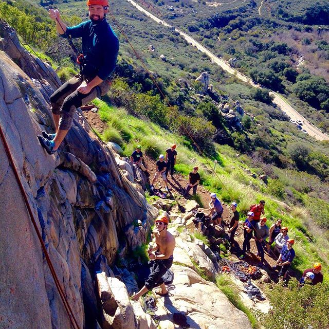 Intro Outdoor Rock Climbing San Diego